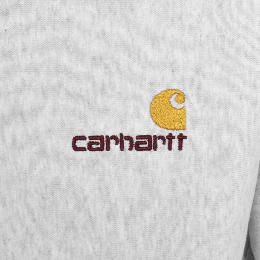 Carhartt WIP Script Logo Sweatshirt Grey | Mainline Menswear